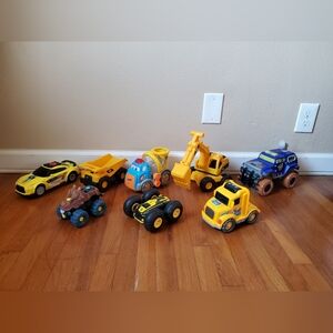 kid's toys • musical car truck crane jeep • bundle of 8